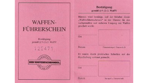 FSCA-Waffenfuehrerschein